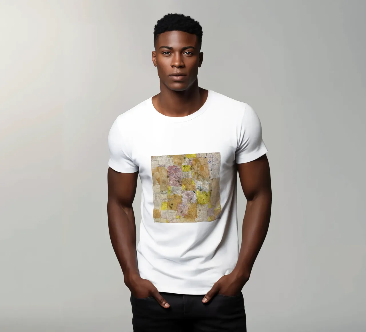 Paul Klee Idillio suburbano - Espressionismo astratto, texture t-shirt da NorwesClub