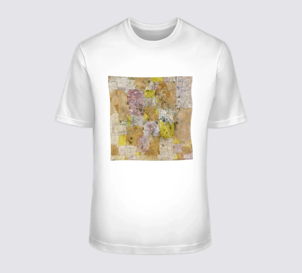 Paul Klee Idillio suburbano - Espressionismo astratto, texture t-shirt da NorwesClub
