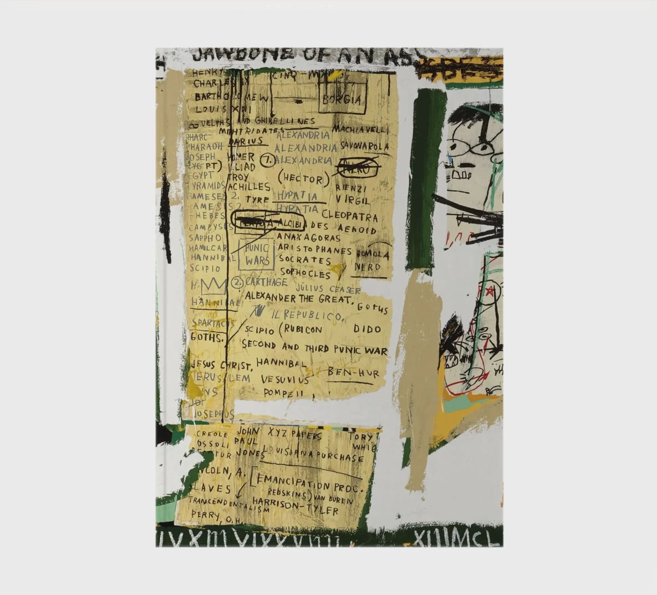 Mâchoire d'un âne Michel carnet de notes de PEVITA