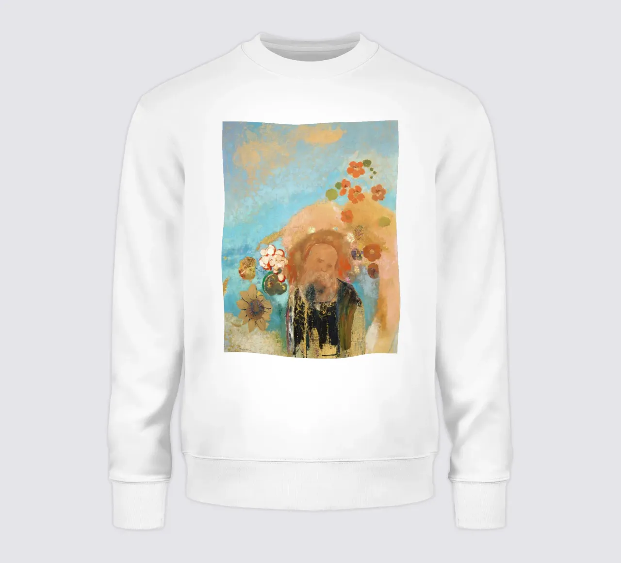 Odilon Redon: Evocazione di Roussel - Simbolismo, sogno, Flor felpa da NorwesClub