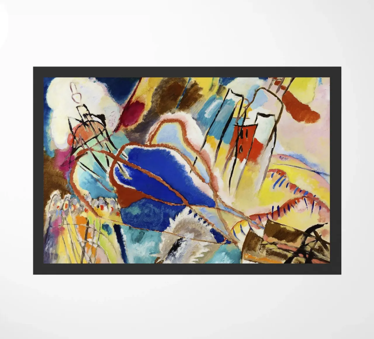 Kandinsky: Improvisation 30 - Abstract Expressionism, Avant- doormat by NorwesClub