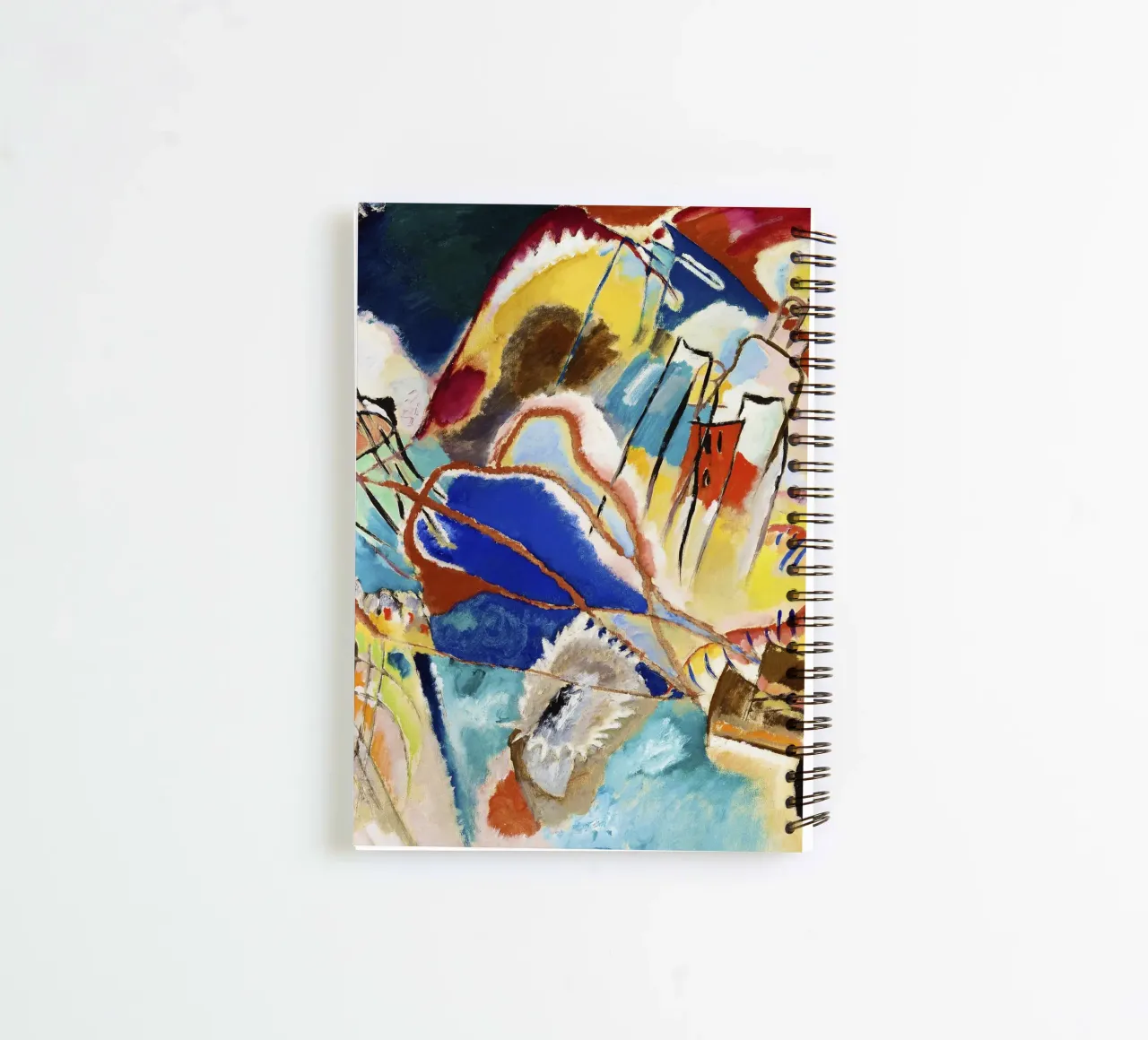 Kandinsky: Improvisation 30 - Abstract Expressionism, Avant- spiral notebook by NorwesClub