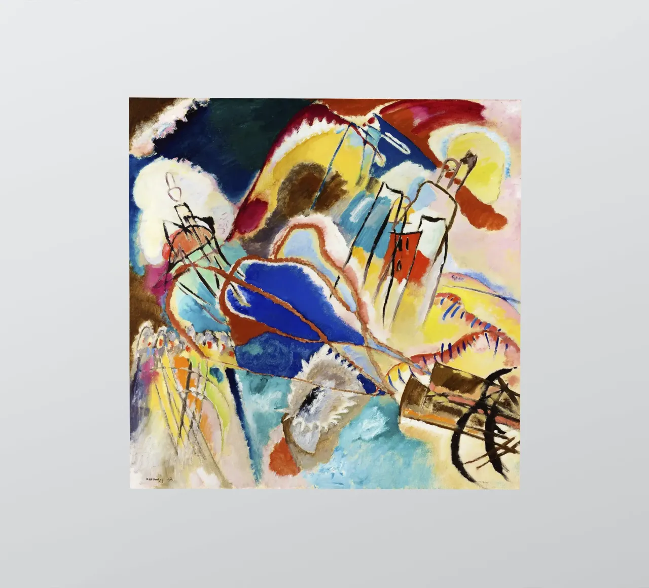 Kandinsky: Improvisation 30 - Abstract Expressionism, Avant- sticker by NorwesClub