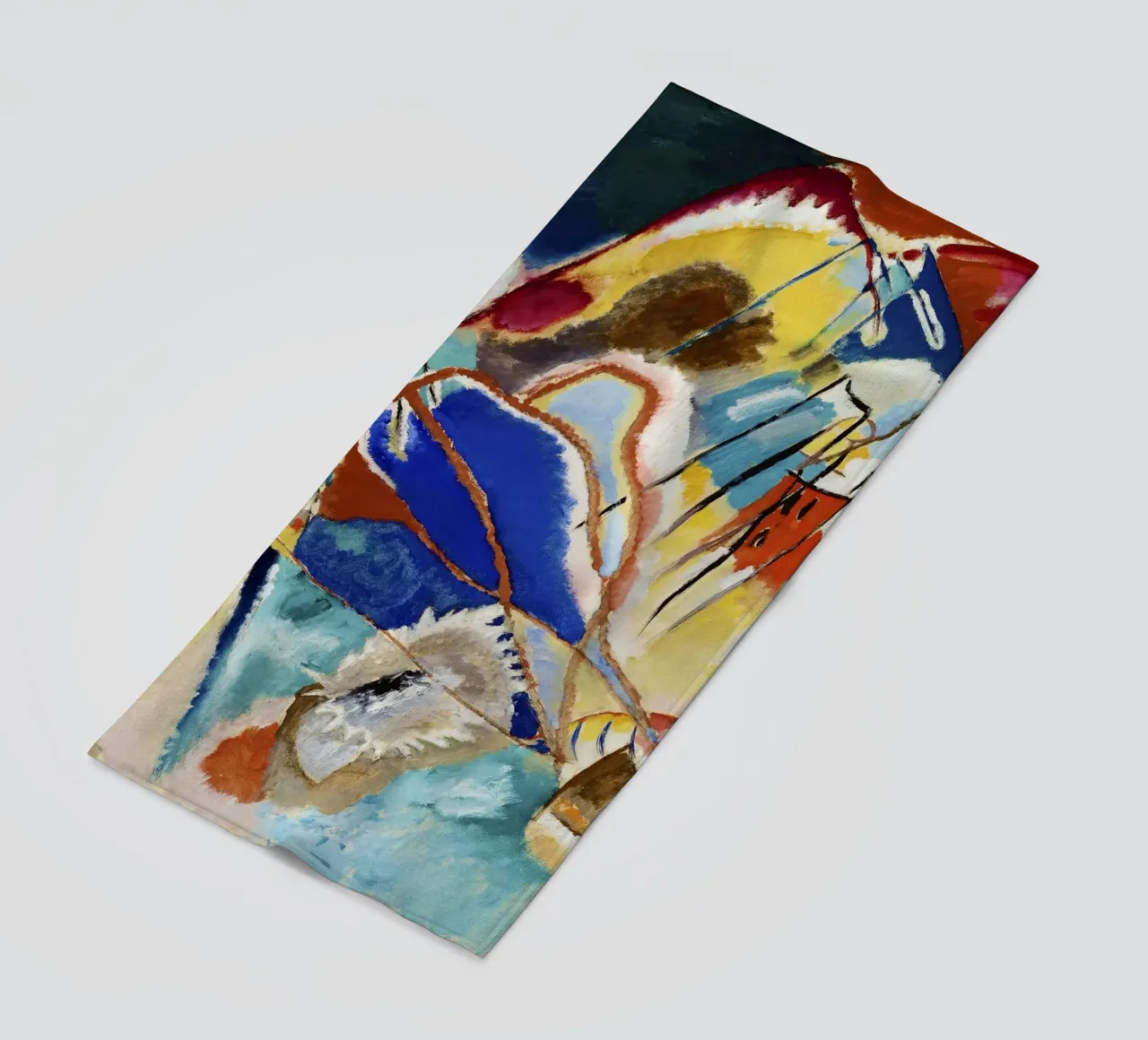 Kandinsky: Improvisation 30 - Abstract Expressionism, Avant- beach towel by NorwesClub