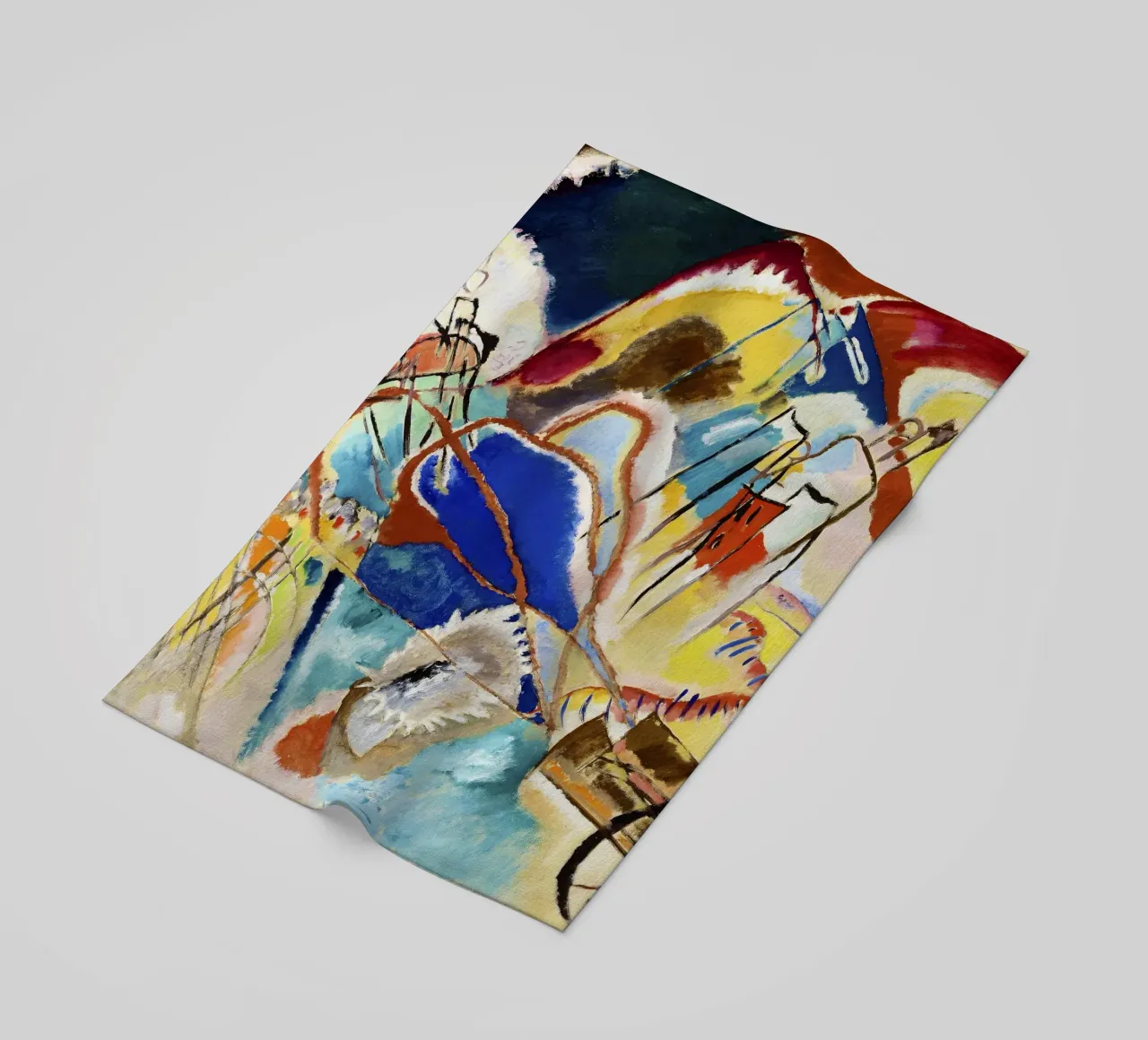 Kandinsky: Improvisation 30 - Abstract Expressionism, Avant- beach towel by NorwesClub