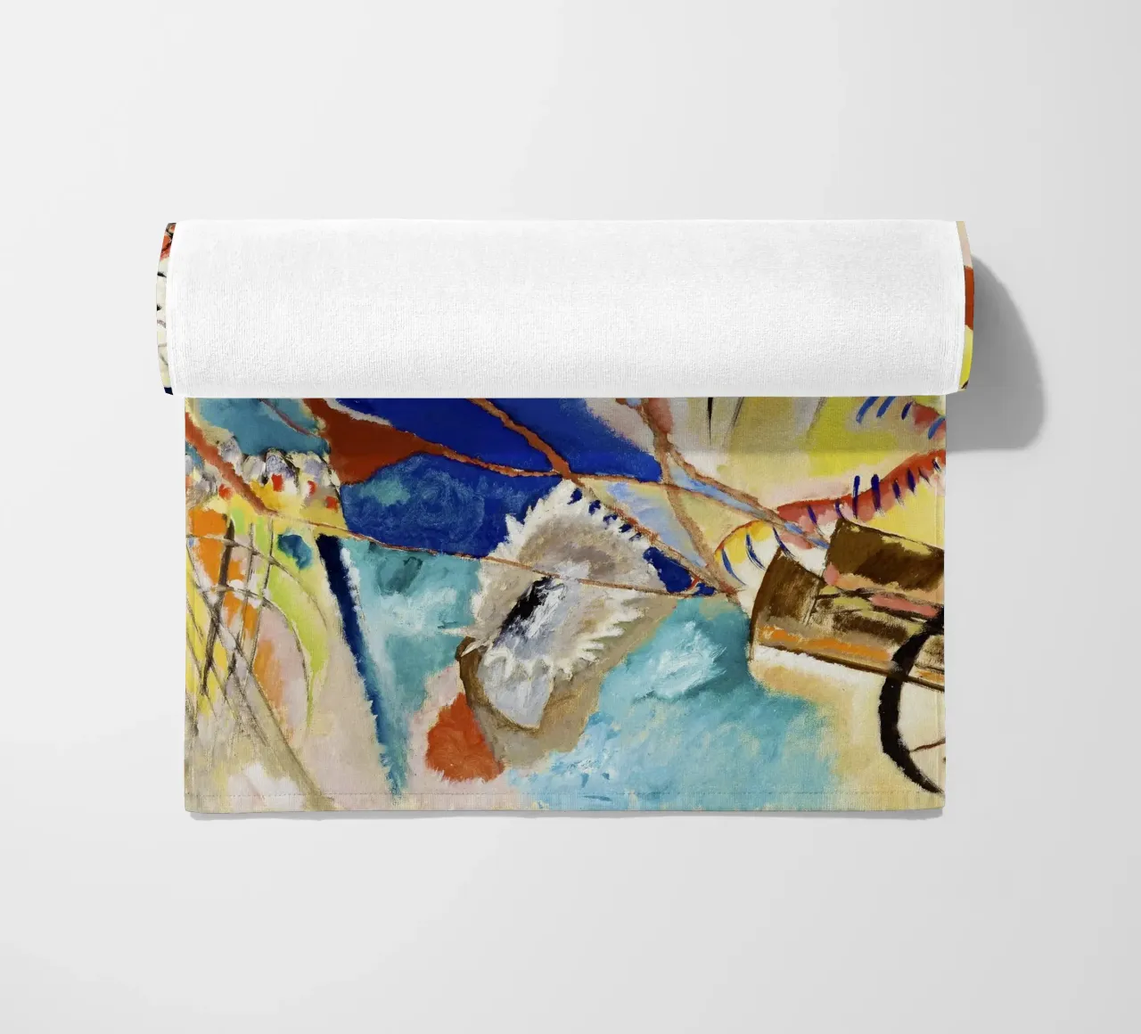 Kandinsky: Improvisation 30 - Abstract Expressionism, Avant- beach towel by NorwesClub
