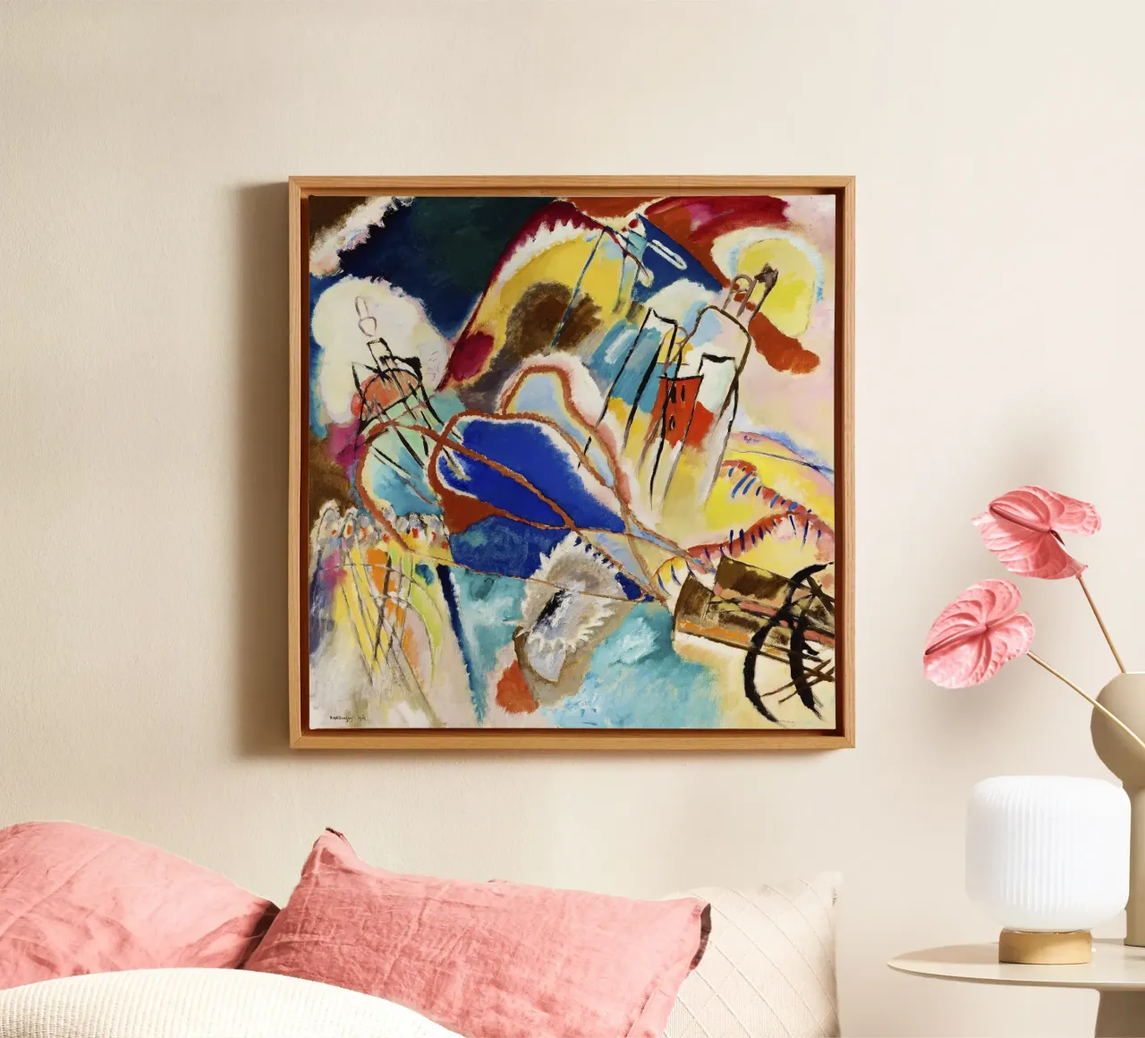 Kandinsky: Improvisatie 30 - Abstract expressionisme, avant-garde canvas van NorwesClub