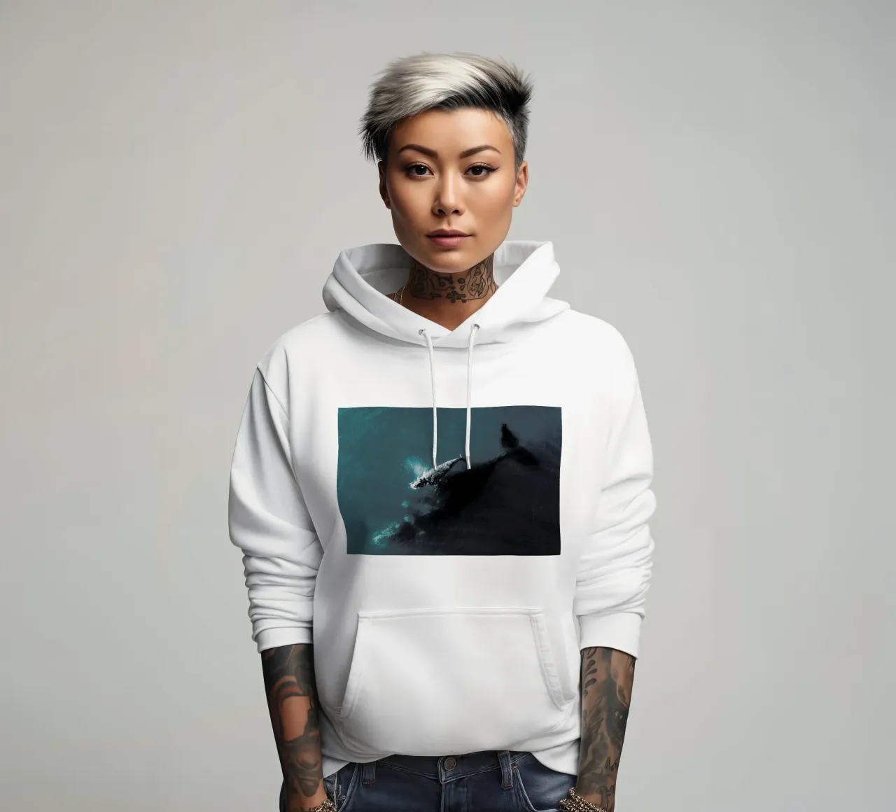 Where You Go, I Follow @KevinZaouali felpa con cappuccio da EyeEm Mobile GmbH