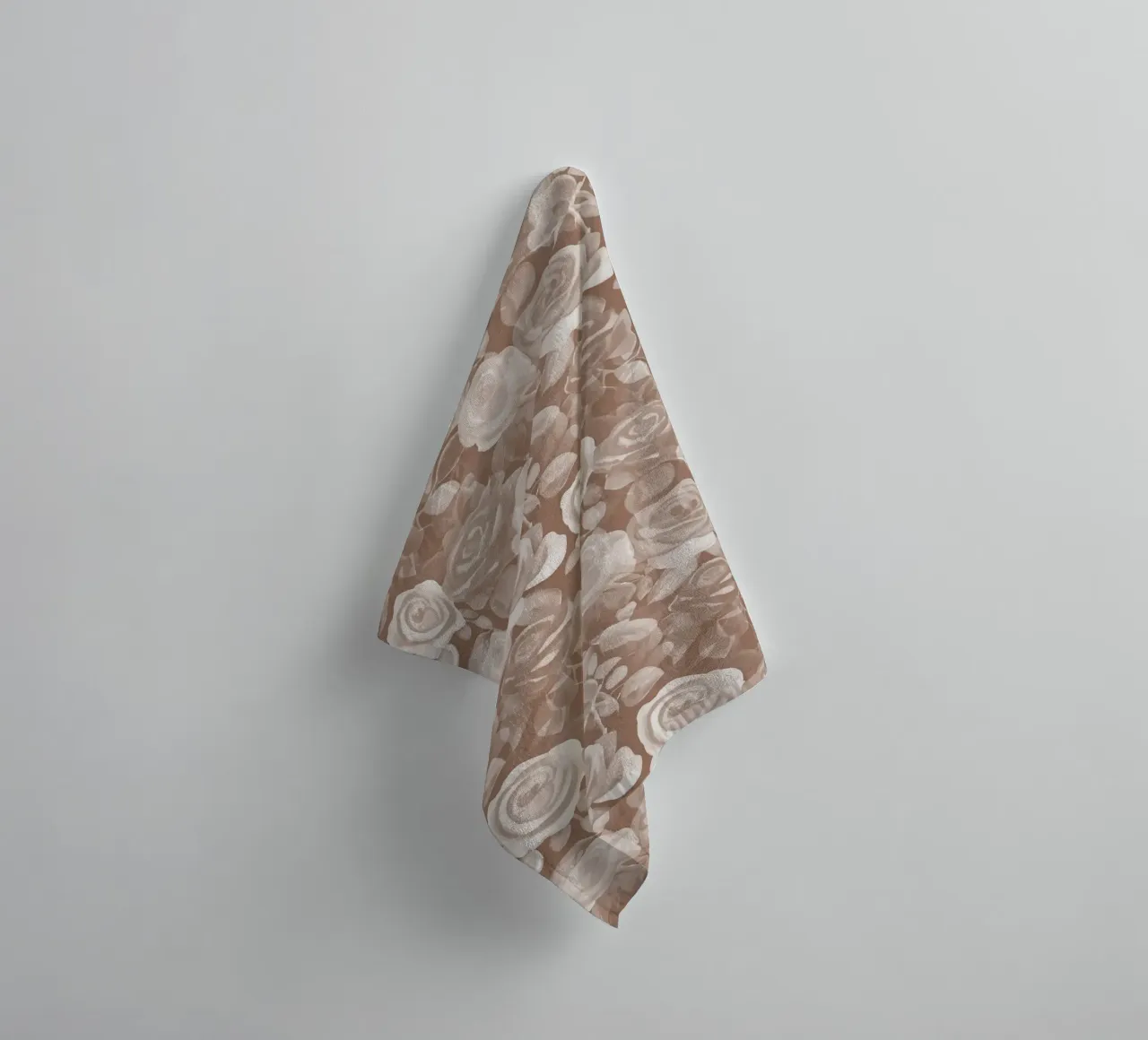 Mooie rozen bruin badhanddoek van SilverPegasus