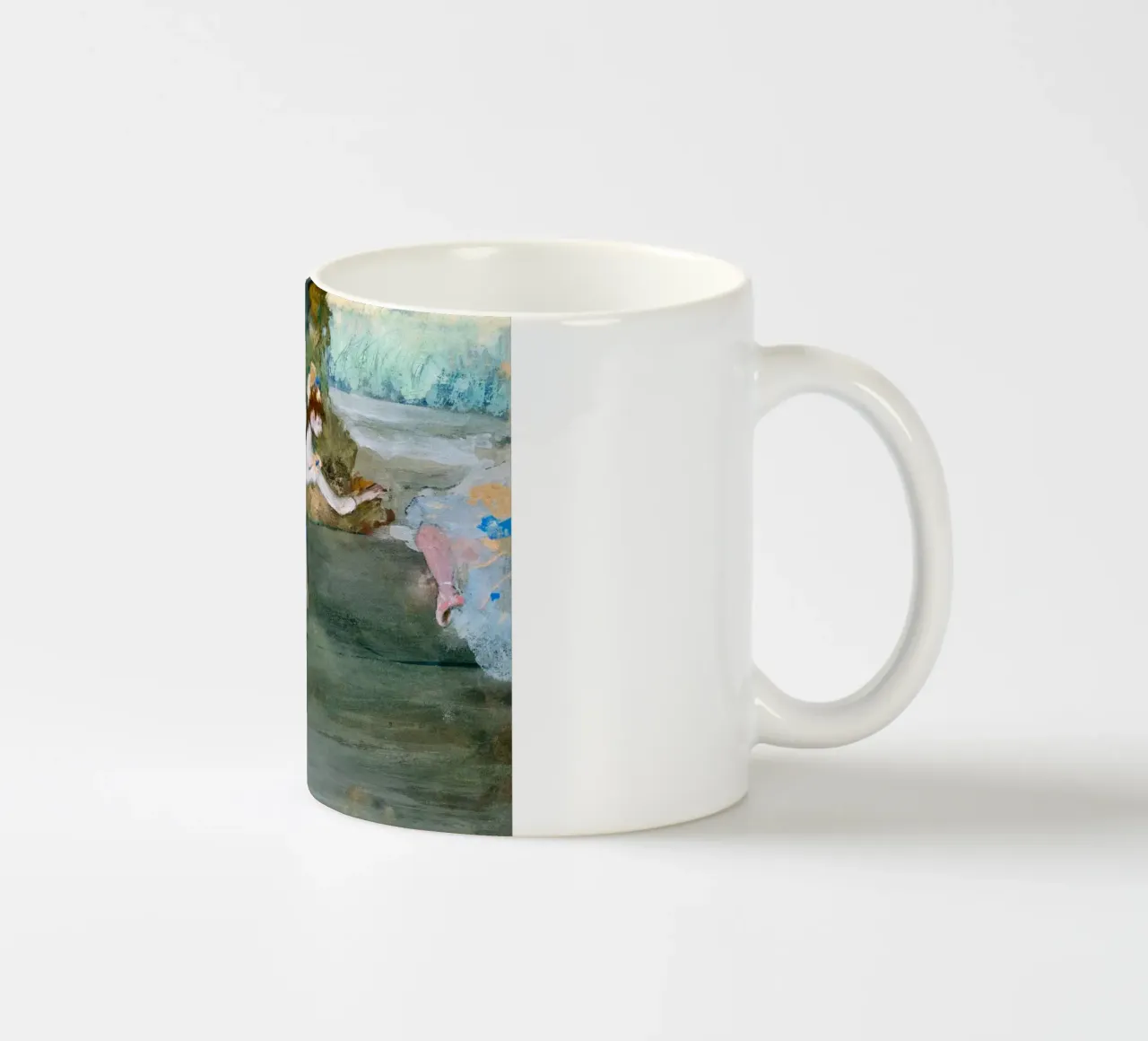 Degas: Ballerina in scena - Impressionismo, balletto, movimento, tazza in ceramica da NorwesClub