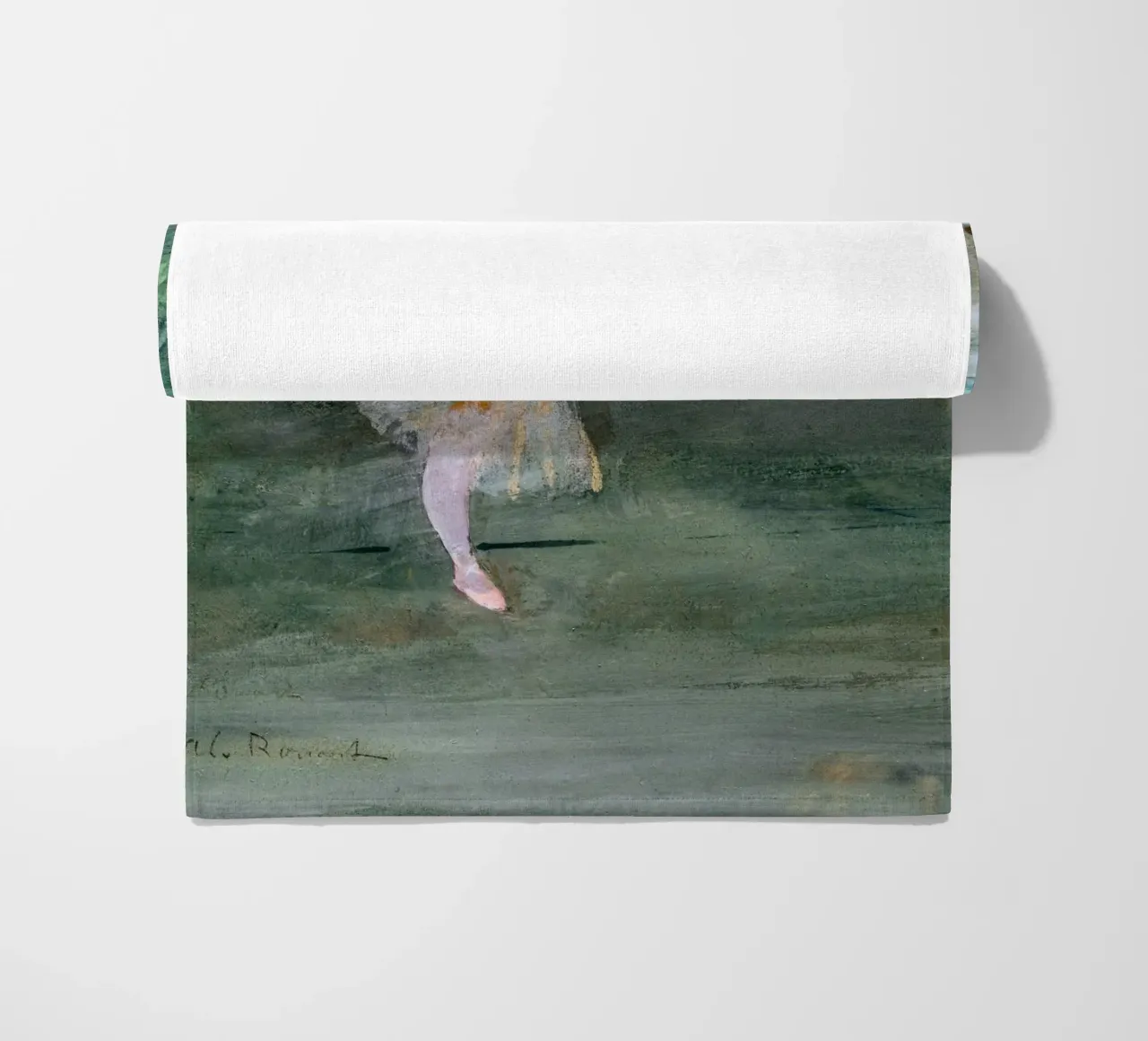 Degas: Dancer Onstage - Impressionism, Ballet Art, Movement, beach towel by NorwesClub