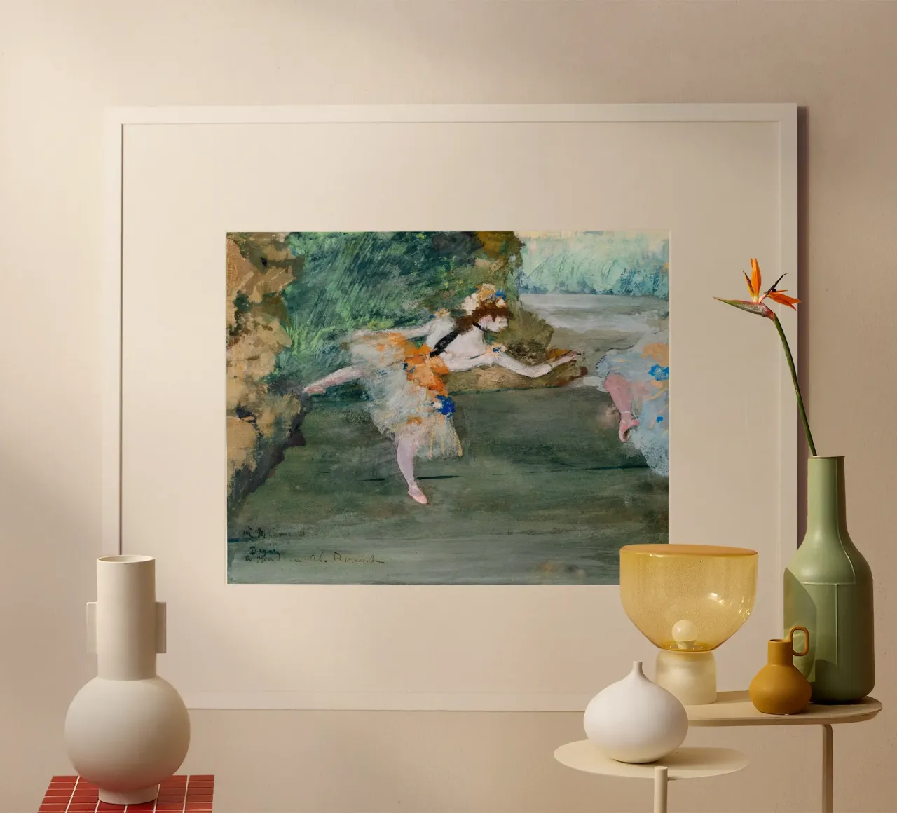 Degas: Dancer Onstage - Impressionism, Ballet Art, Movement, hahnemühle by NorwesClub