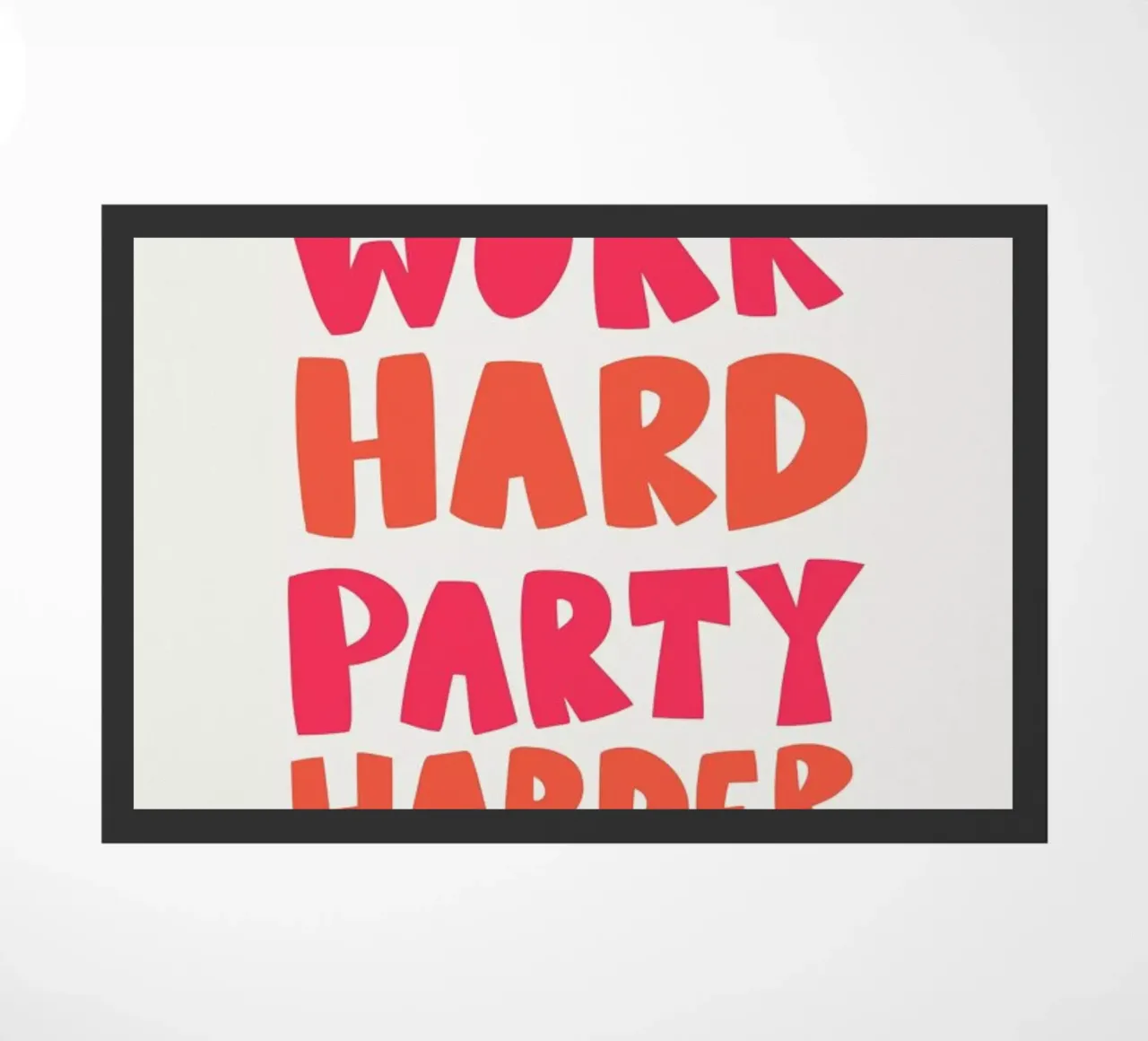 Work hard party harder zerbino da Pure