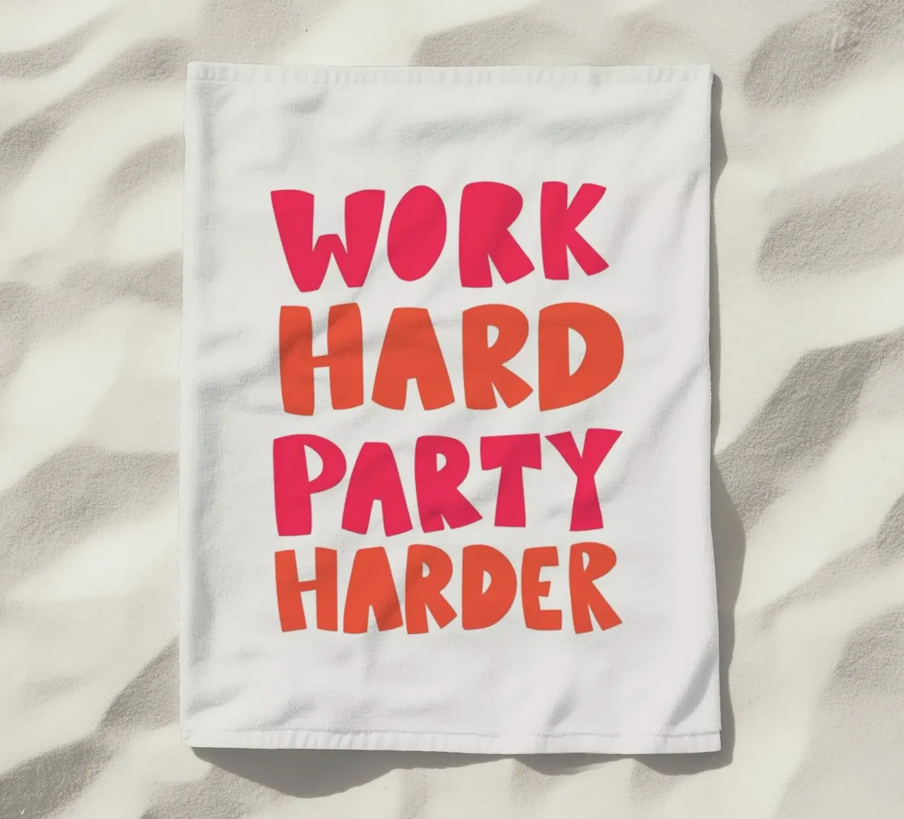 Work hard party harder telo mare da Pure