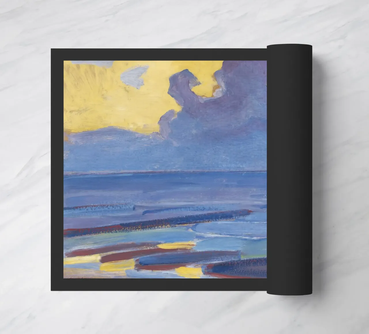 Piet Mondrian - "In riva al mare" - Luminoso paesaggio modernista zerbino da NorwesClub