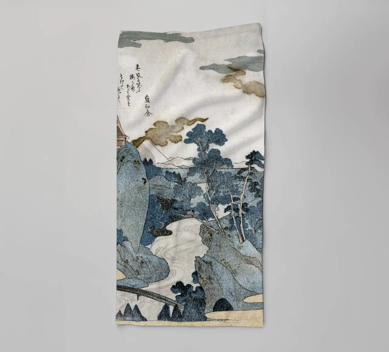 Utagawa Kuniyoshi - Paesaggio Ukiyo-e del Monte Fuji - Giapponese asciugamano da bagno da NorwesClub