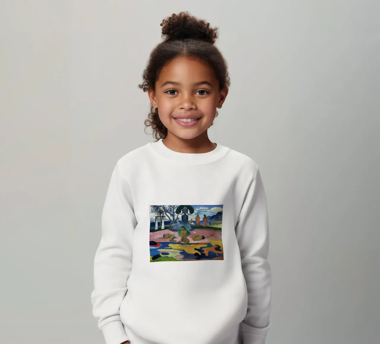 Paul Gauguin - Primitivist "Mahana no Atua" - Exotic Tahiti kids sweatshirt by NorwesClub