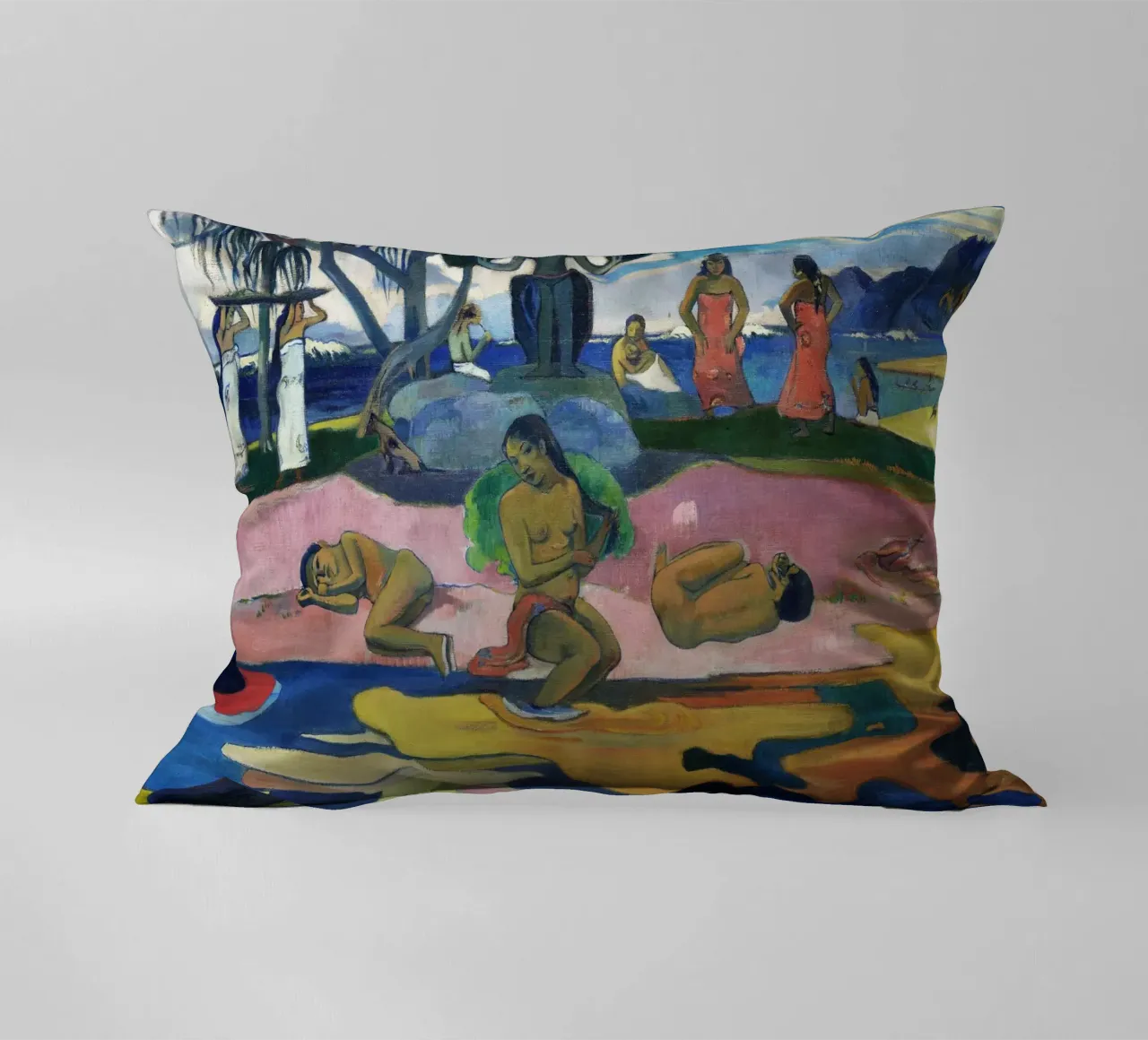 Paul Gauguin - Primitivista "Mahana no Atua" - Tahiti esotica cuscino da NorwesClub