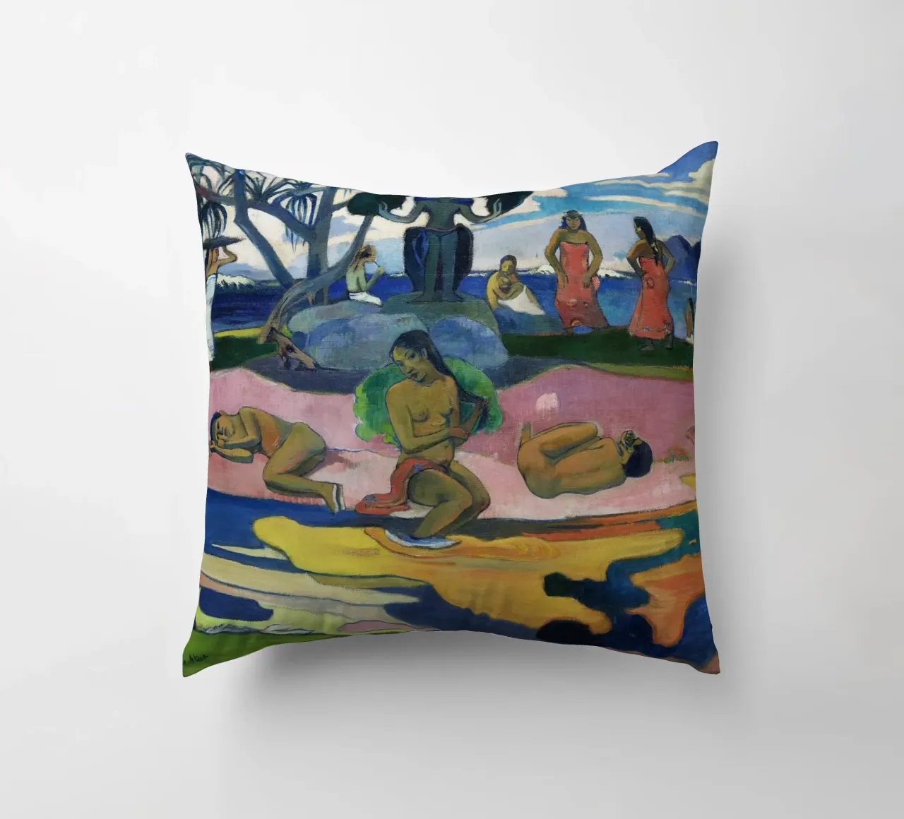 Paul Gauguin - Primitivista "Mahana no Atua" - Tahiti esotica cuscino da NorwesClub