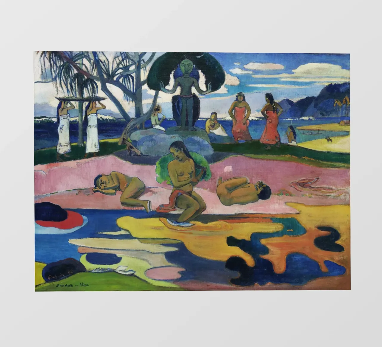 Paul Gauguin - Primitivista "Mahana no Atua" - Tahiti esotica pellicola backlit da NorwesClub