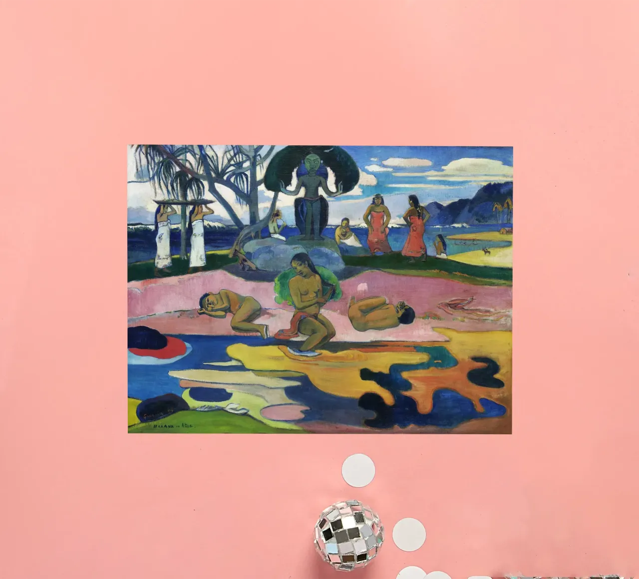 Paul Gauguin - Primitivist "Mahana no Atua" - Exotic Tahiti sticker by NorwesClub