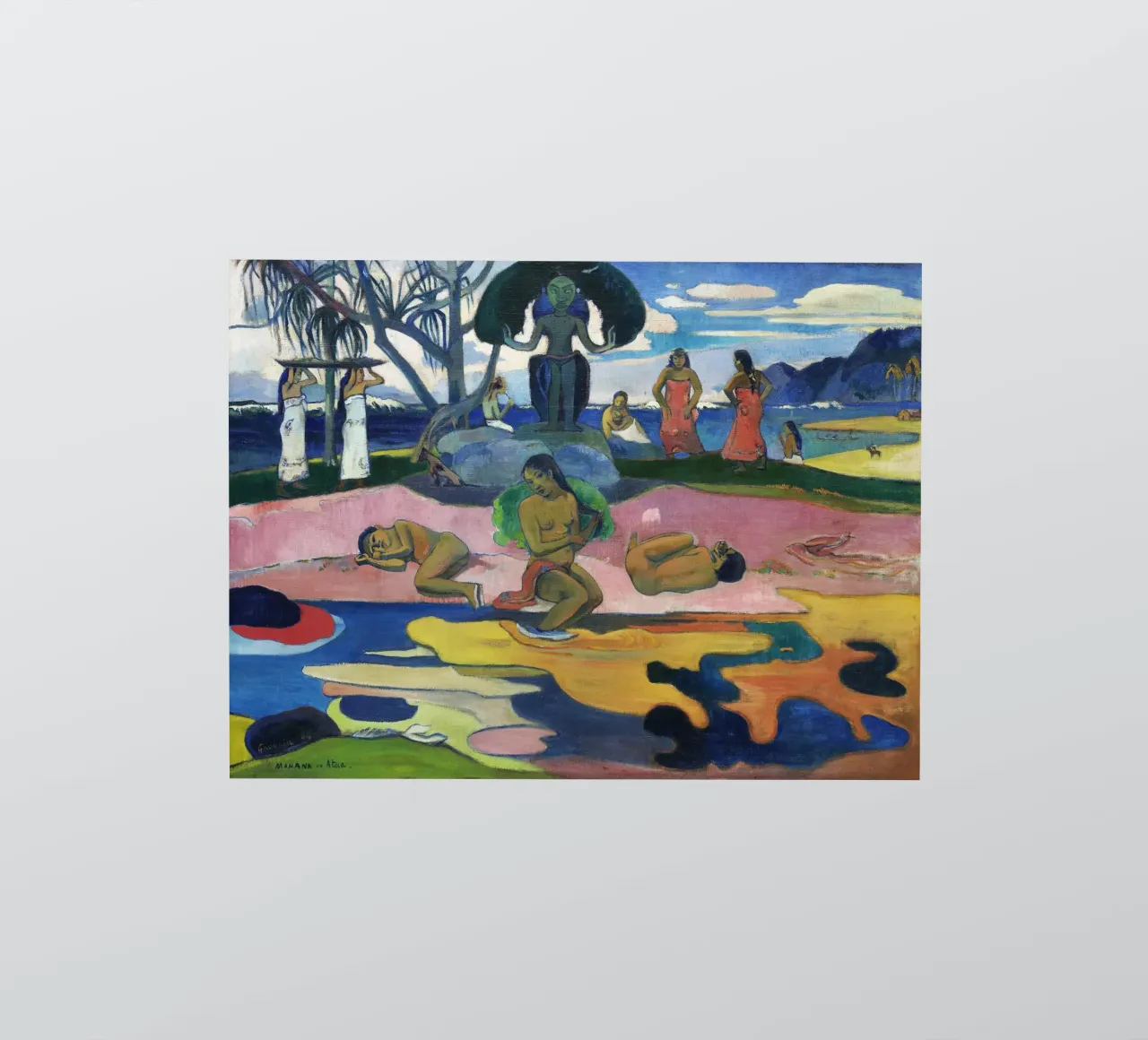 Paul Gauguin - Primitivist "Mahana no Atua" - Exotic Tahiti sticker by NorwesClub