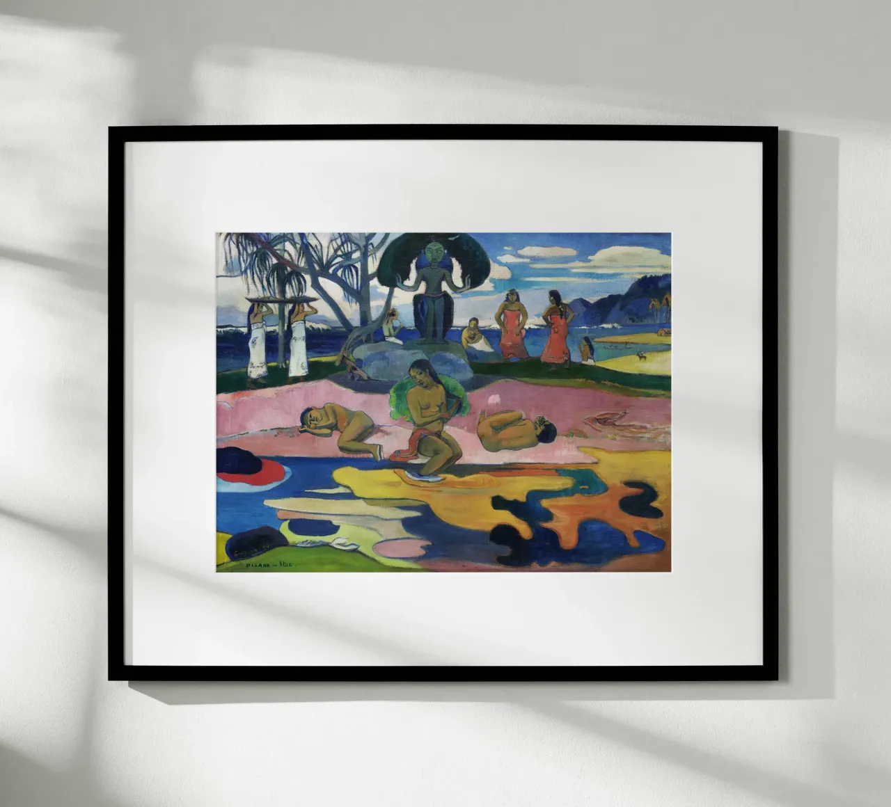 Paul Gauguin - Primitivist "Mahana no Atua" - Exotisch Tahiti hahnemühle van NorwesClub