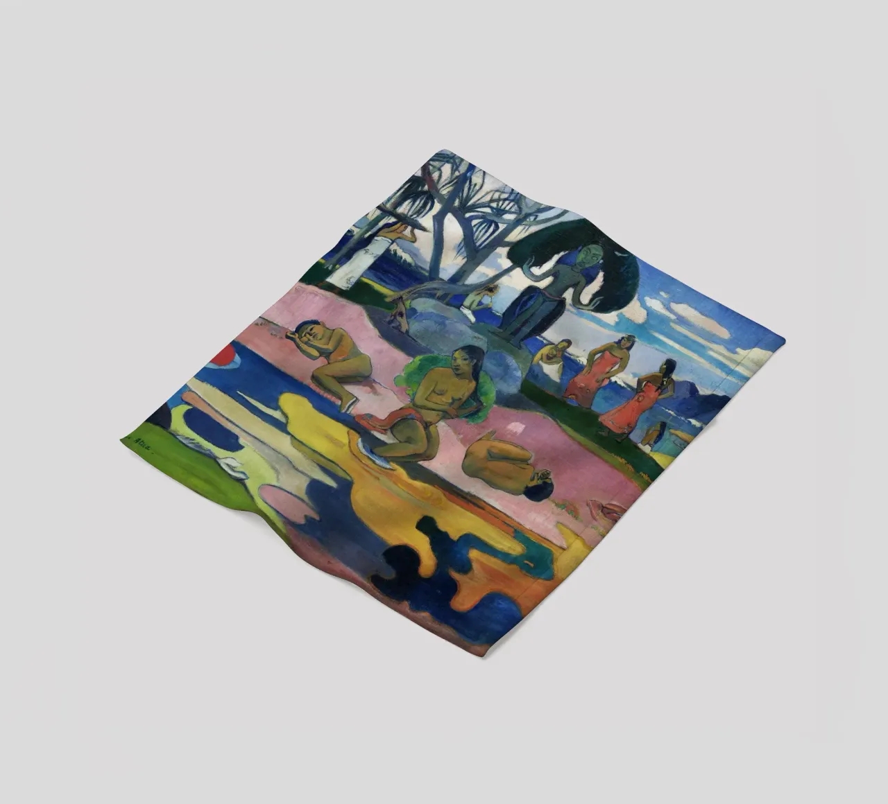Paul Gauguin - Primitiviste "Mahana no Atua" - Tahiti exotique plaid polaire de NorwesClub