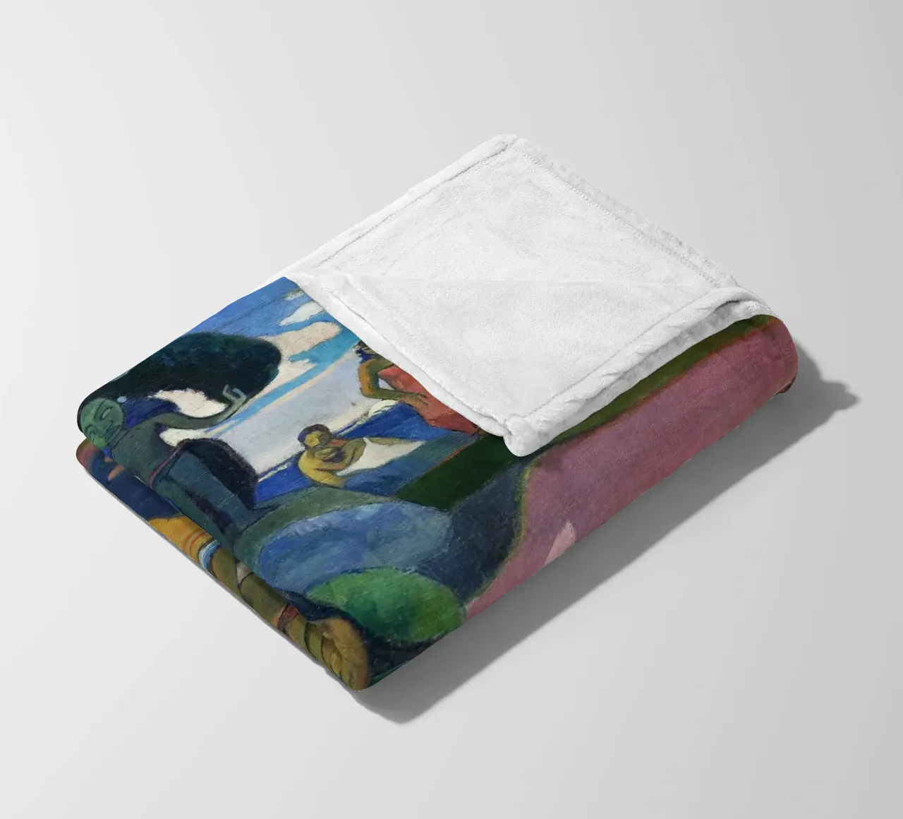 Paul Gauguin - Primitiviste "Mahana no Atua" - Tahiti exotique plaid polaire de NorwesClub