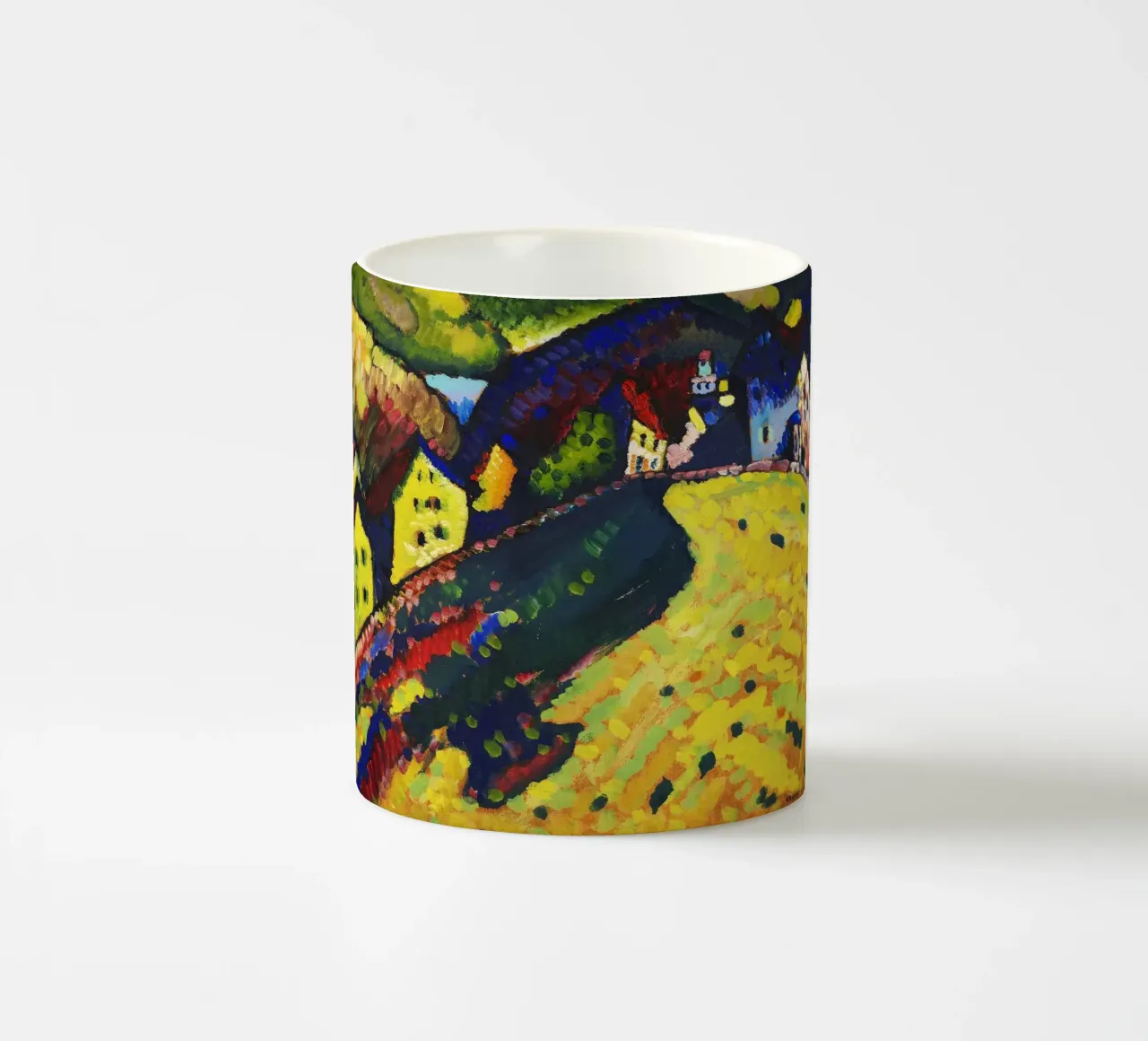 Wassily Kandinsky - Espressionista "Case a Murnau" - Vibra tazza in ceramica da NorwesClub