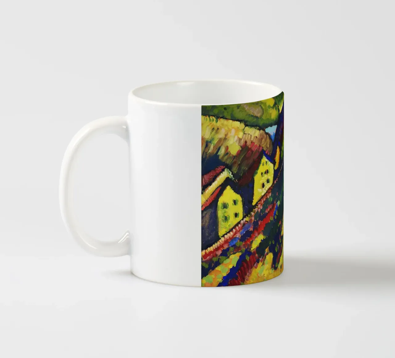 Wassily Kandinsky - Espressionista "Case a Murnau" - Vibra tazza in ceramica da NorwesClub