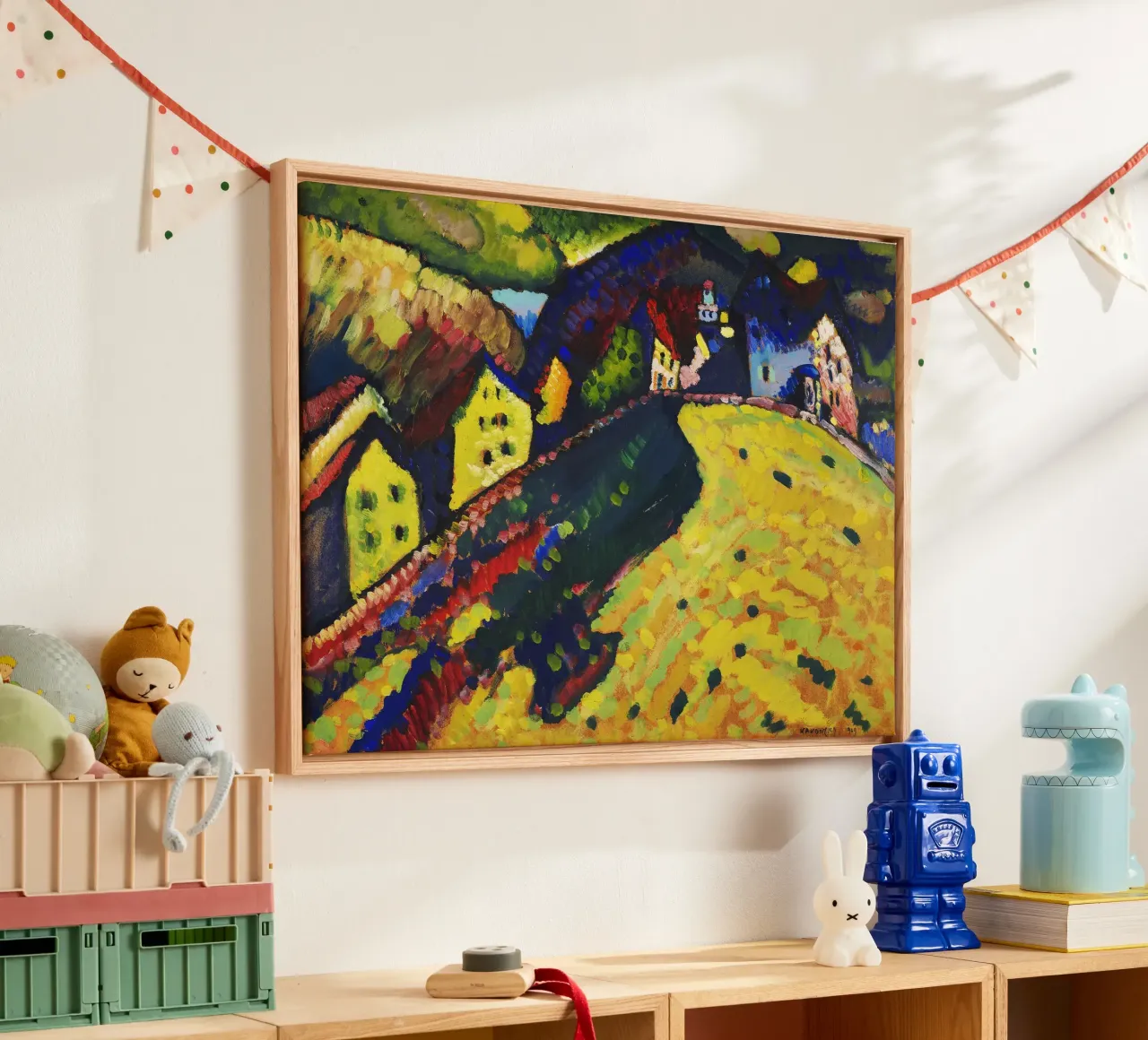 Wassily Kandinsky - Espressionista "Case a Murnau" - Vibra plexiglass da NorwesClub