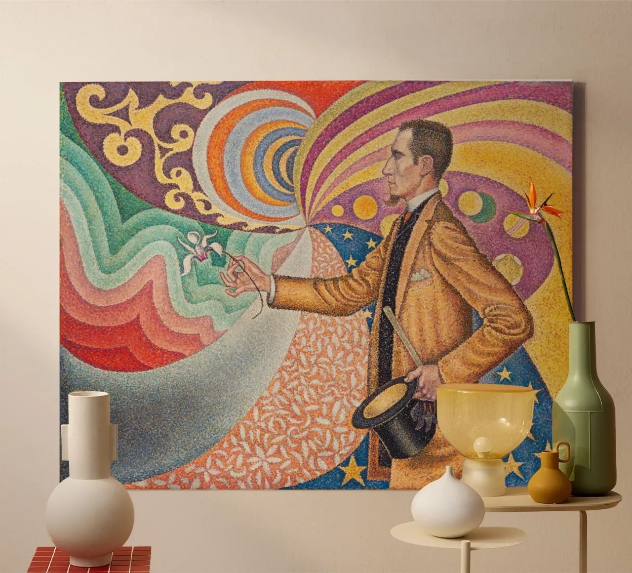 Paul Signac - Pointillist Félix Fénéon Portrait - Neo-Impres canvas by NorwesClub