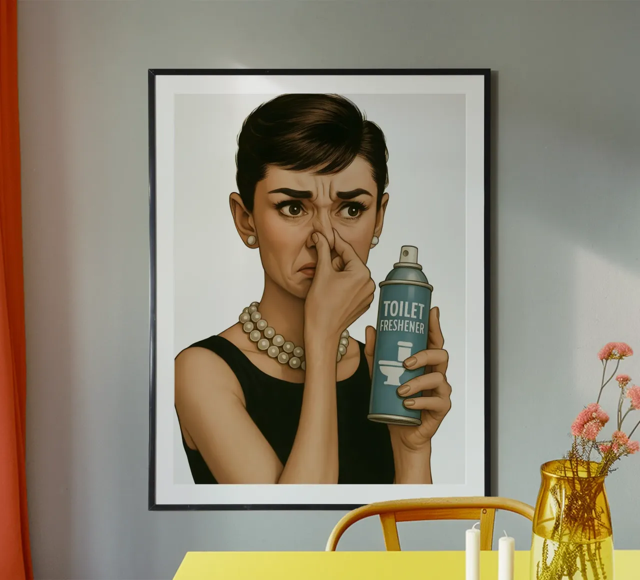 BAGNO AUDREY HEPBURN poster da ARTOMATIC
