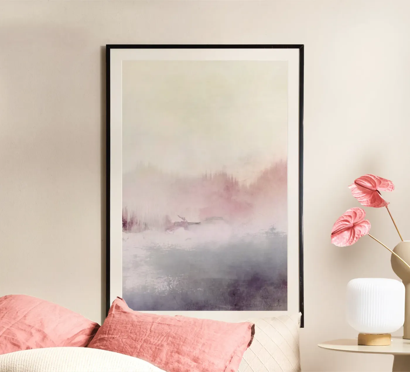 Misty Lake poster da Dan Hobday