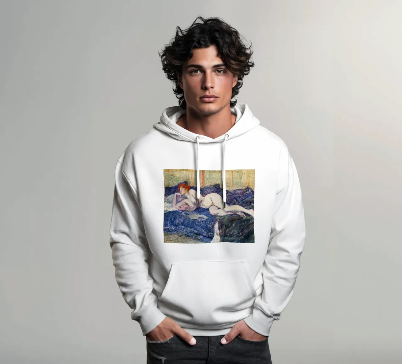 Toulouse-Lautrec: Post-Impressionist Nude & Bohemian Allure hoodie by NorwesClub