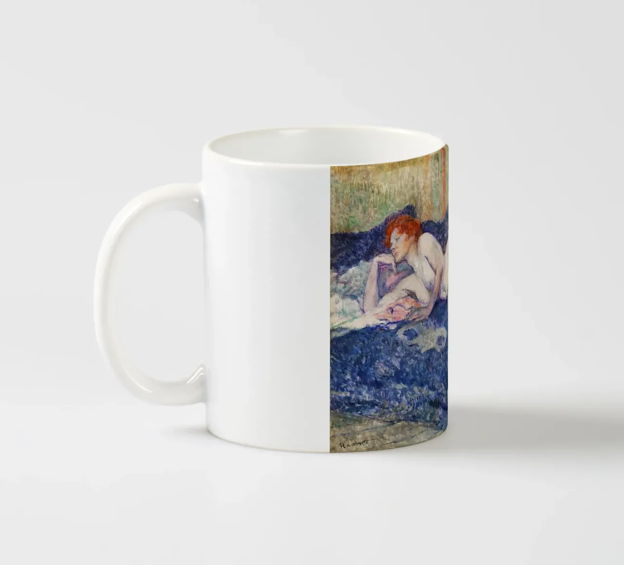 Toulouse-Lautrec: Post-Impressionist Nude & Bohemian Allure ceramic mug by NorwesClub