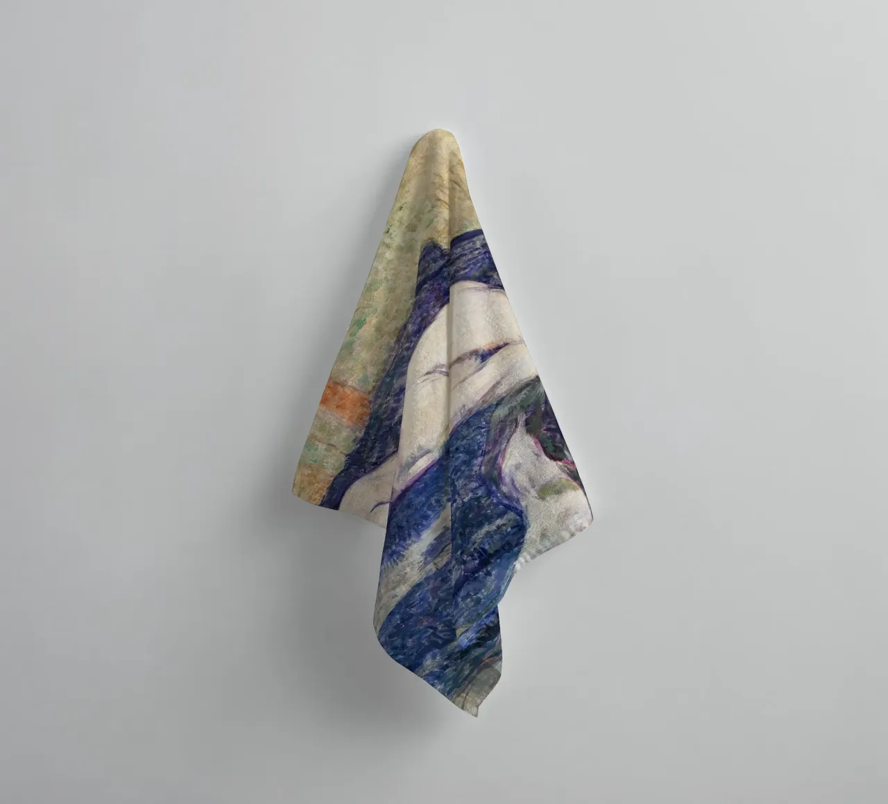 Toulouse-Lautrec: Post-Impressionistisch naakt & Boheemse allure badhanddoek van NorwesClub