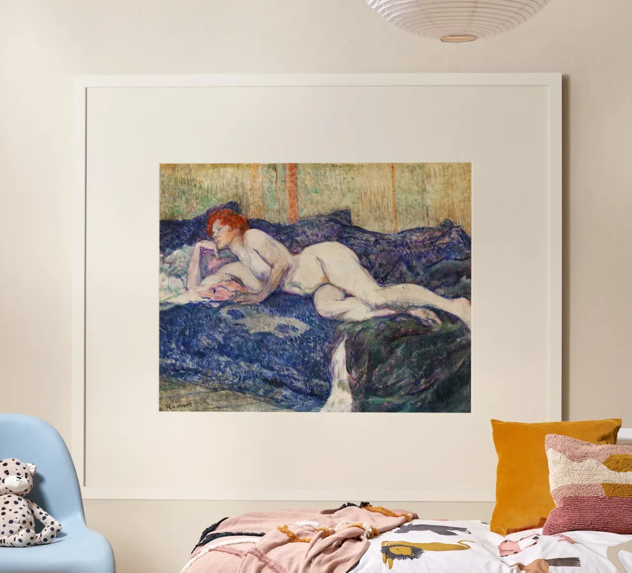 Toulouse-Lautrec: Post-Impressionistisch naakt & Boheemse allure poster van NorwesClub