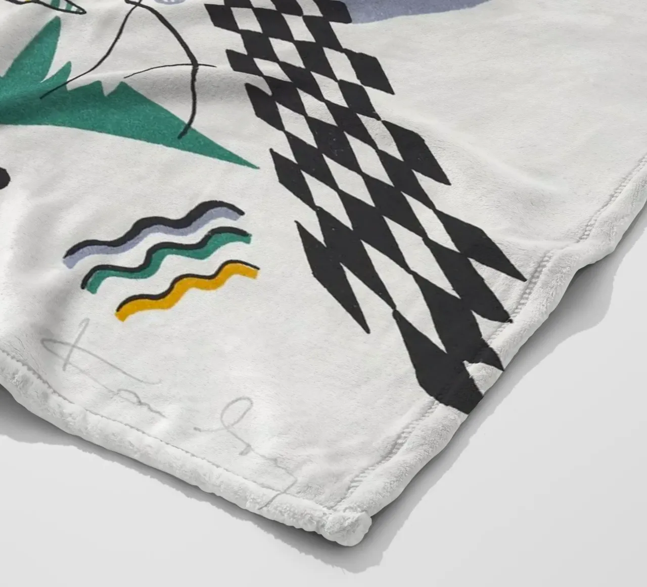 Wassily Kandinsky: Piccoli mondi IV - Astratto geometrico Pri coperta in pile da NorwesClub