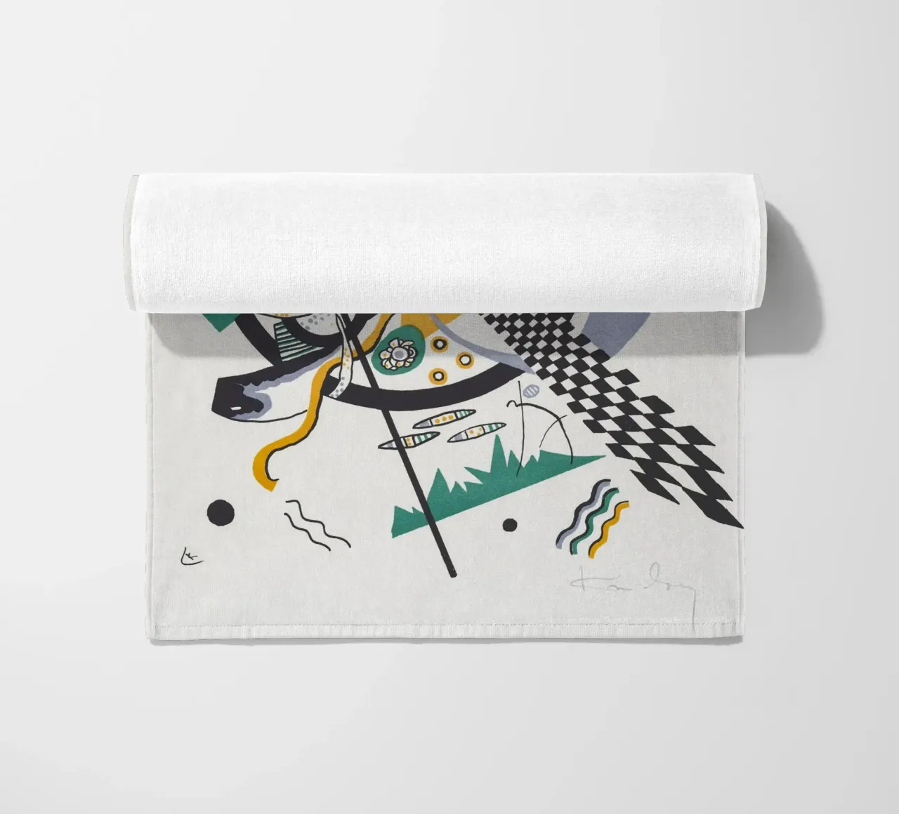 Wassily Kandinsky: Piccoli mondi IV - Astratto geometrico Pri telo mare da NorwesClub
