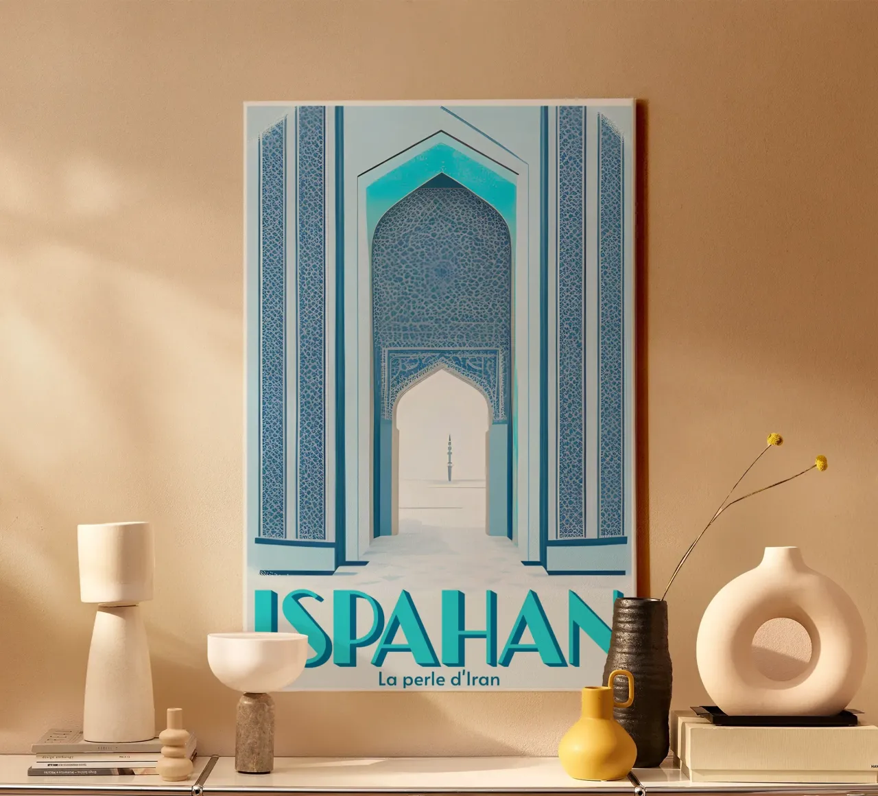 ISPAHAN - LA PERLE D'IRAN tela con Cornice a cassetta da Une Affaire de Filles