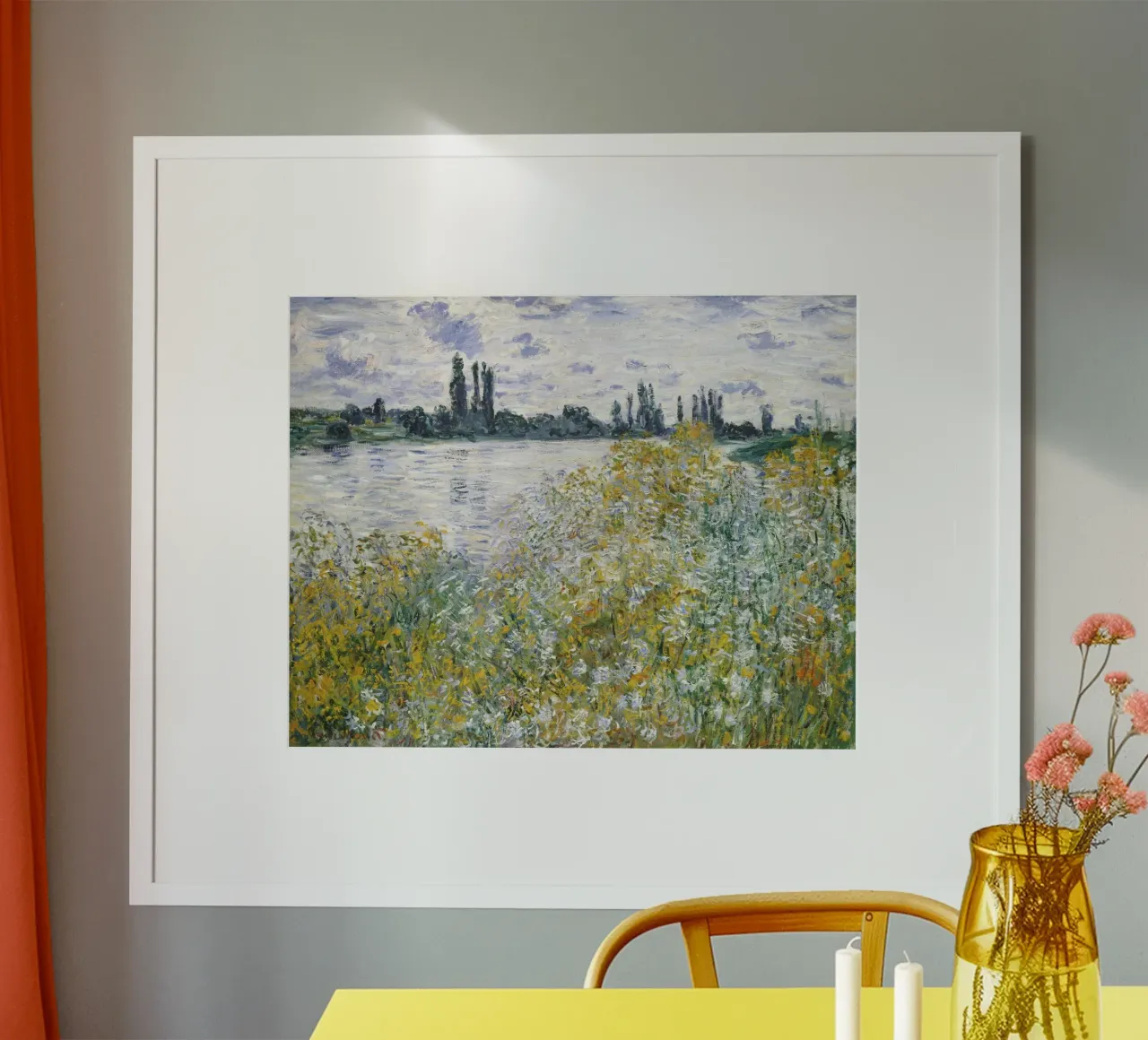 Claude Monet - Isle of Flowers, Impressionism, Landscape, Na poster by NorwesClub
