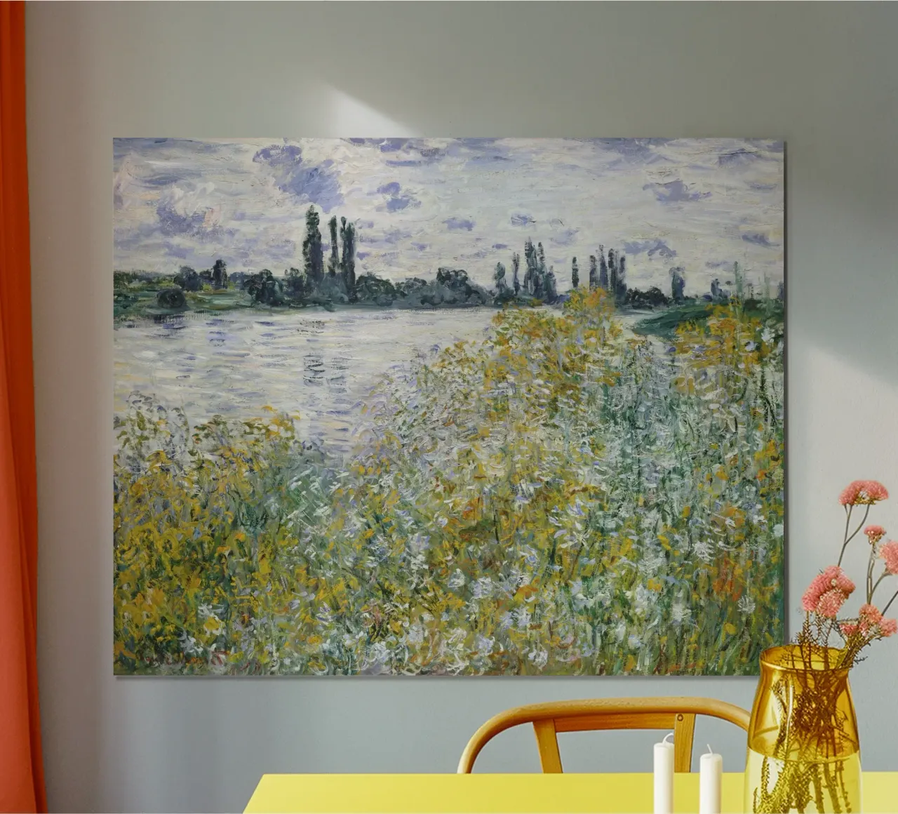 Claude Monet - Isle of Flowers, Impressionism, Landscape, Na poster by NorwesClub