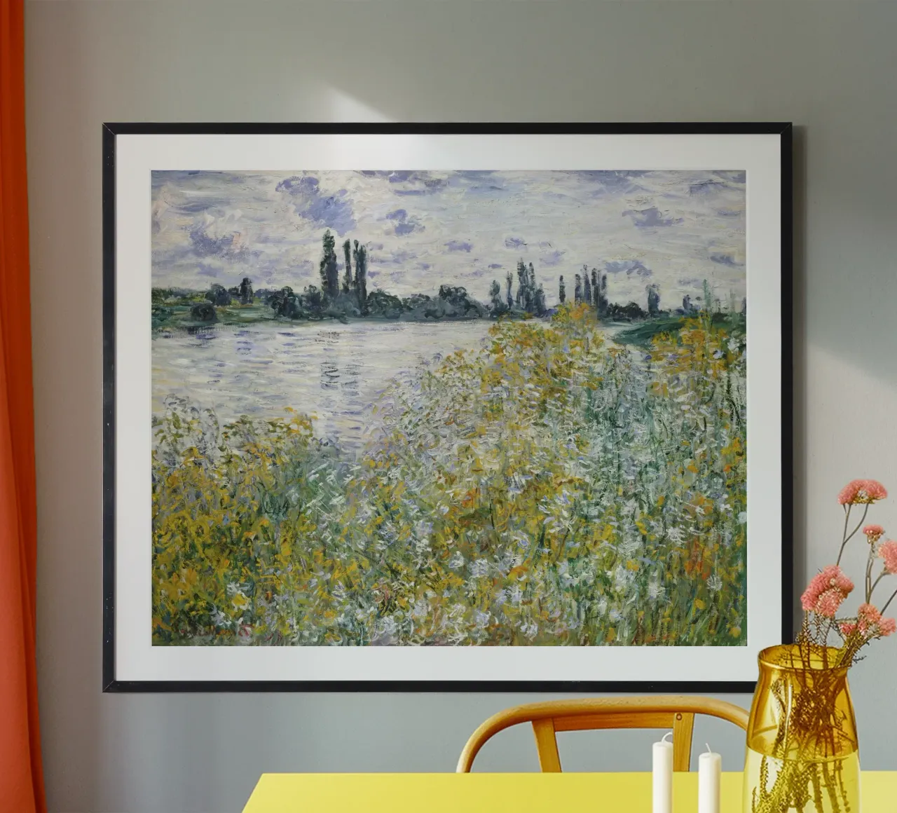 Claude Monet - Isle of Flowers, Impressionism, Landscape, Na poster by NorwesClub