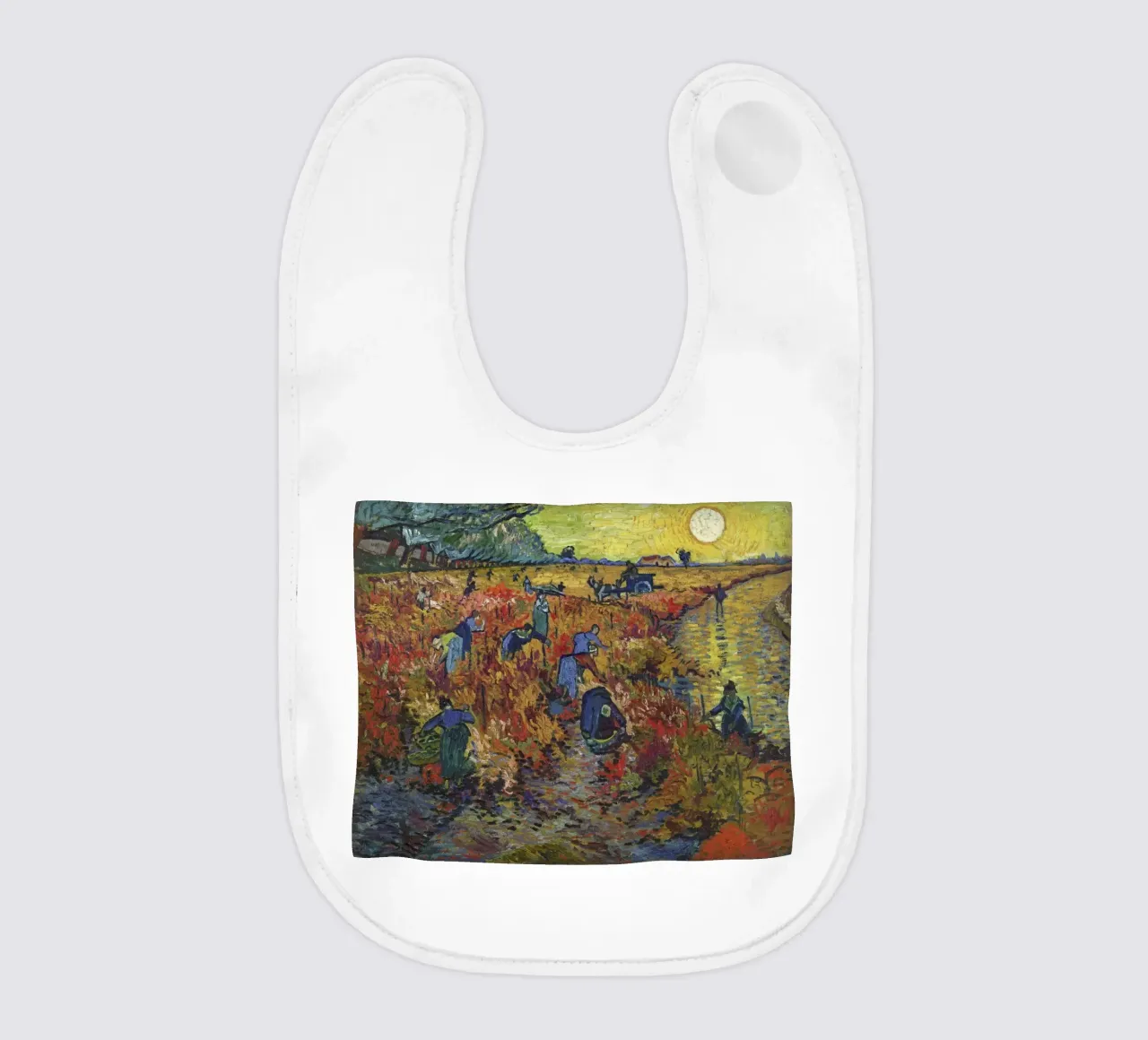 Vincent van Gogh - La vigna rossa, Postimpressionismo, Lan bavaglino da NorwesClub