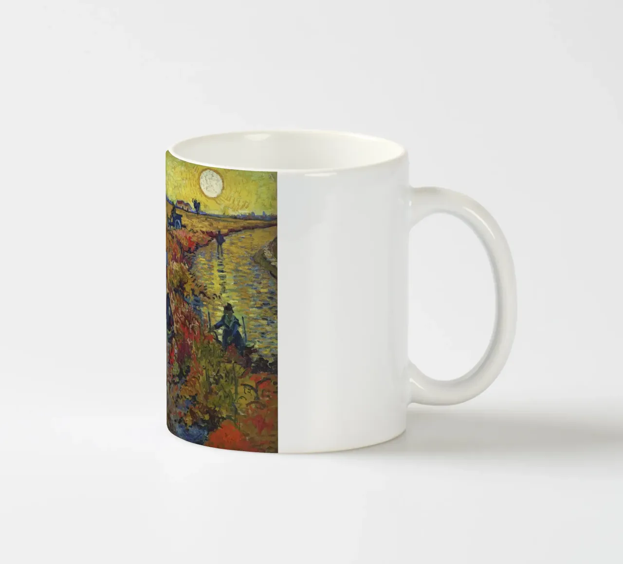 Vincent van Gogh - La vigna rossa, Postimpressionismo, Lan tazza in ceramica da NorwesClub