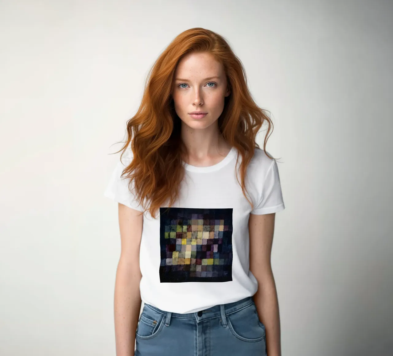 Paul Klee - Vieux son, Art abstrait, Cubisme, Modernisme, Géométrie t-shirt ajusté pour femmes de NorwesClub