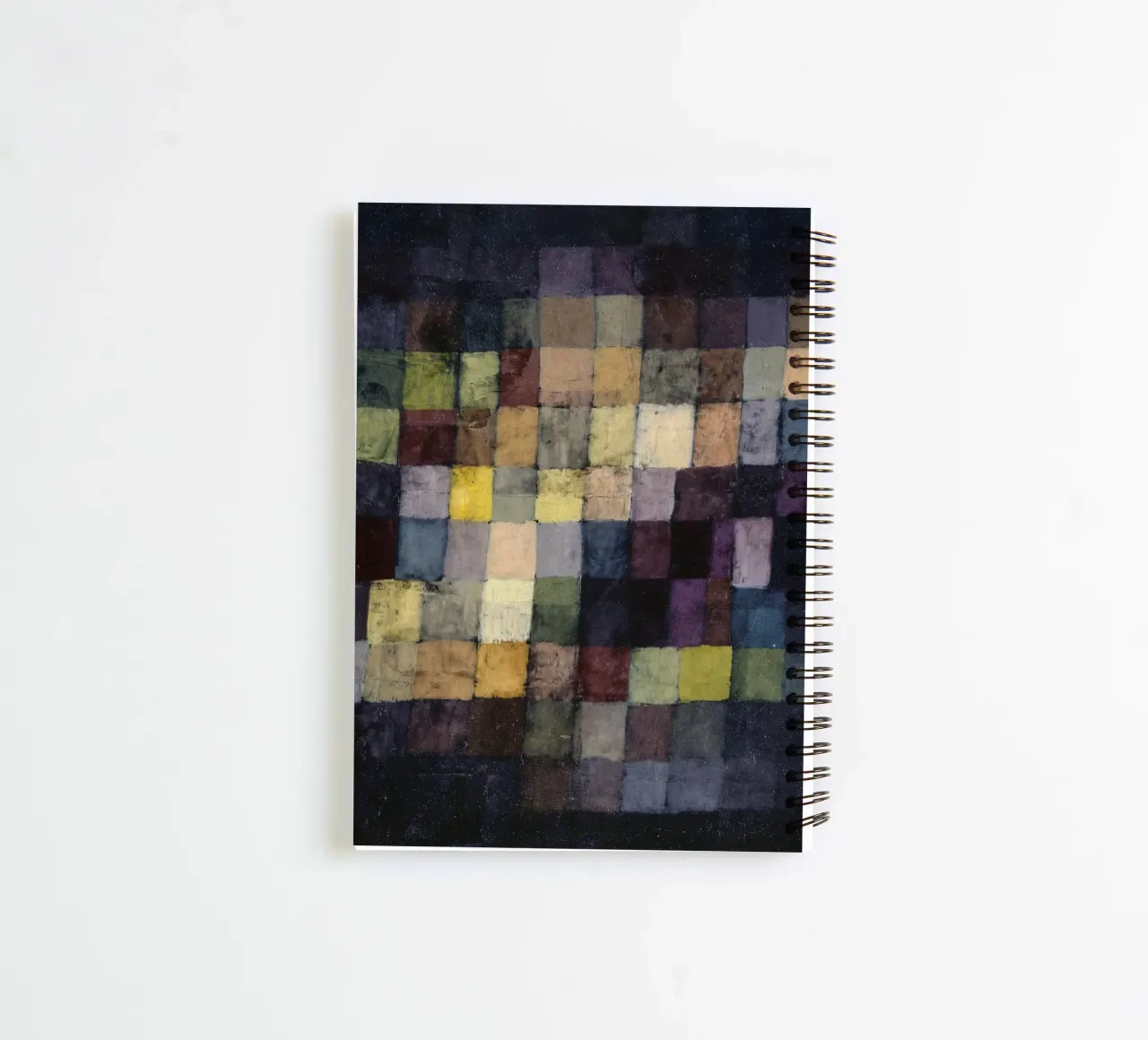 Paul Klee - Old Sound, Abstract Art, Cubism, Modernism, Geom spiral notebook by NorwesClub