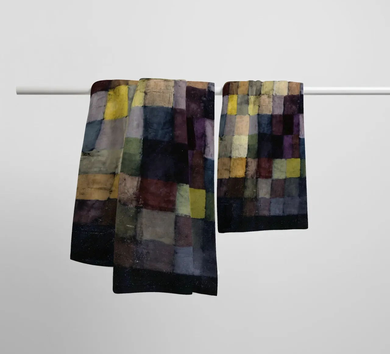 Paul Klee - Old Sound, Abstract Art, Cubism, Modernism, Geom towel by NorwesClub